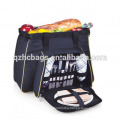 Large Capacity Picnic Cooler Bag Insulated Cooler Picnic Tote Bag With Separate Compartments